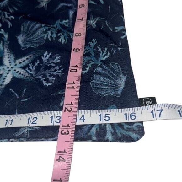 Travel Packing Cubes Set Of 3 With Zipper Closure & Ocean Coral Print For Laundr - Picture 5 of 6